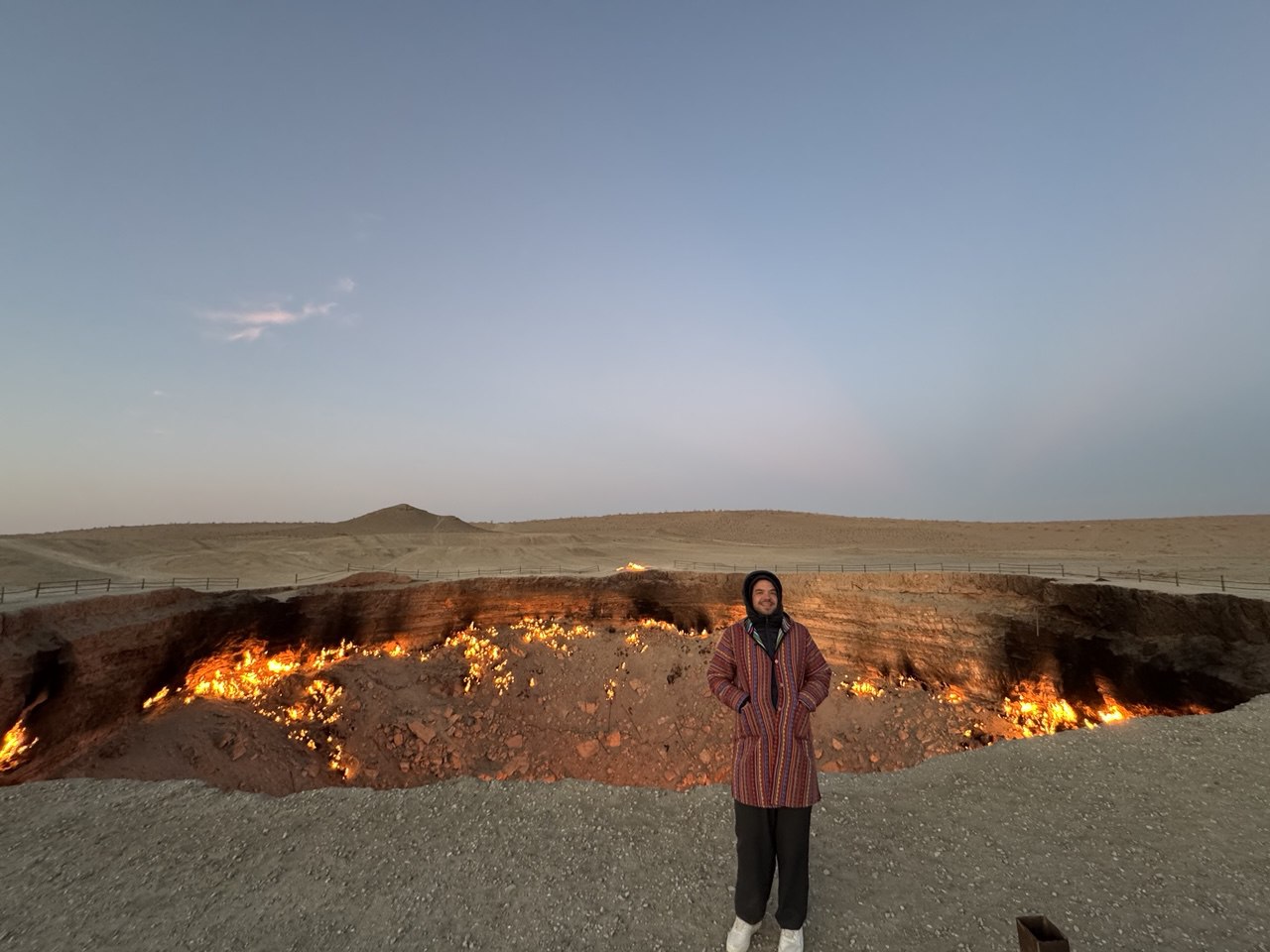 Tour al cratere di gas di Darvaza