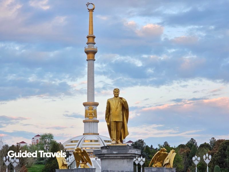 Turkmenistan Ashgabat Monument & Park of Independence 1